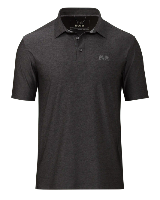 KUIU Performance Polo | Heather Black