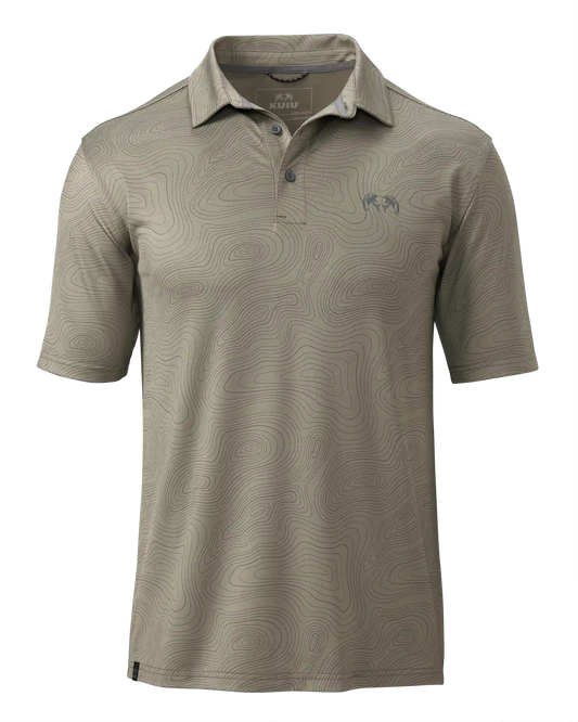 KUIU Performance Polo | Woodsmoke Topo