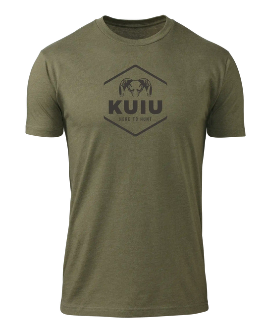 KUIU Stacked Here to Hunt T-Shirt | Military Green