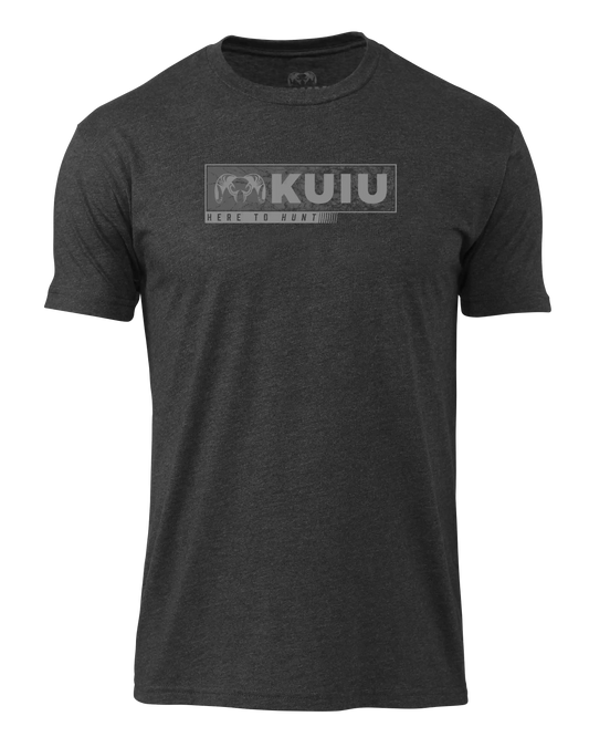 KUIU Here to Hunt Gritstone T-Shirt | Charcoal