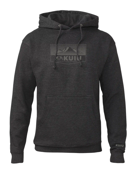 KUIU Ultralight Mountain Logo Hoodie | Charcoal