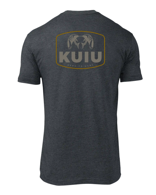 KUIU Here to Hunt Patch T-Shirt | Charcoal