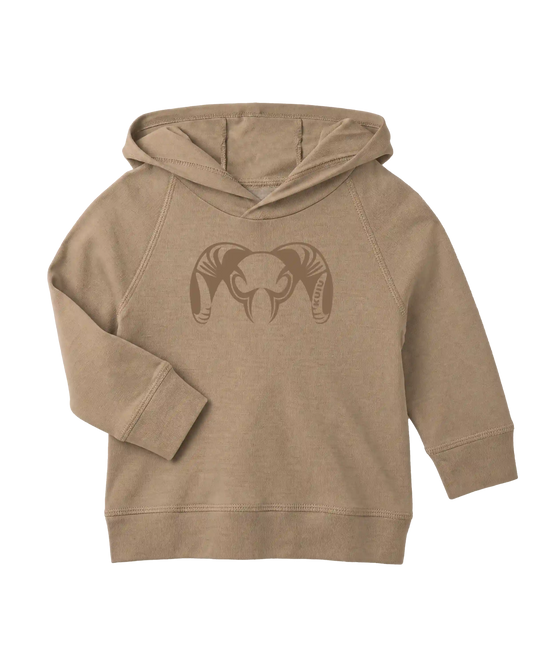 Toddler Big Ram Hoodie | Truffle