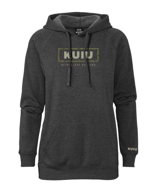 Women's Box Logo Hoodie | Charcoal